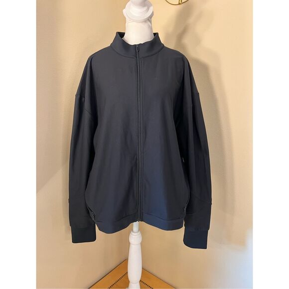 Under Armour Black Athlete Recovery Balance Track Jacket Women's XL - Picture 1 of 9